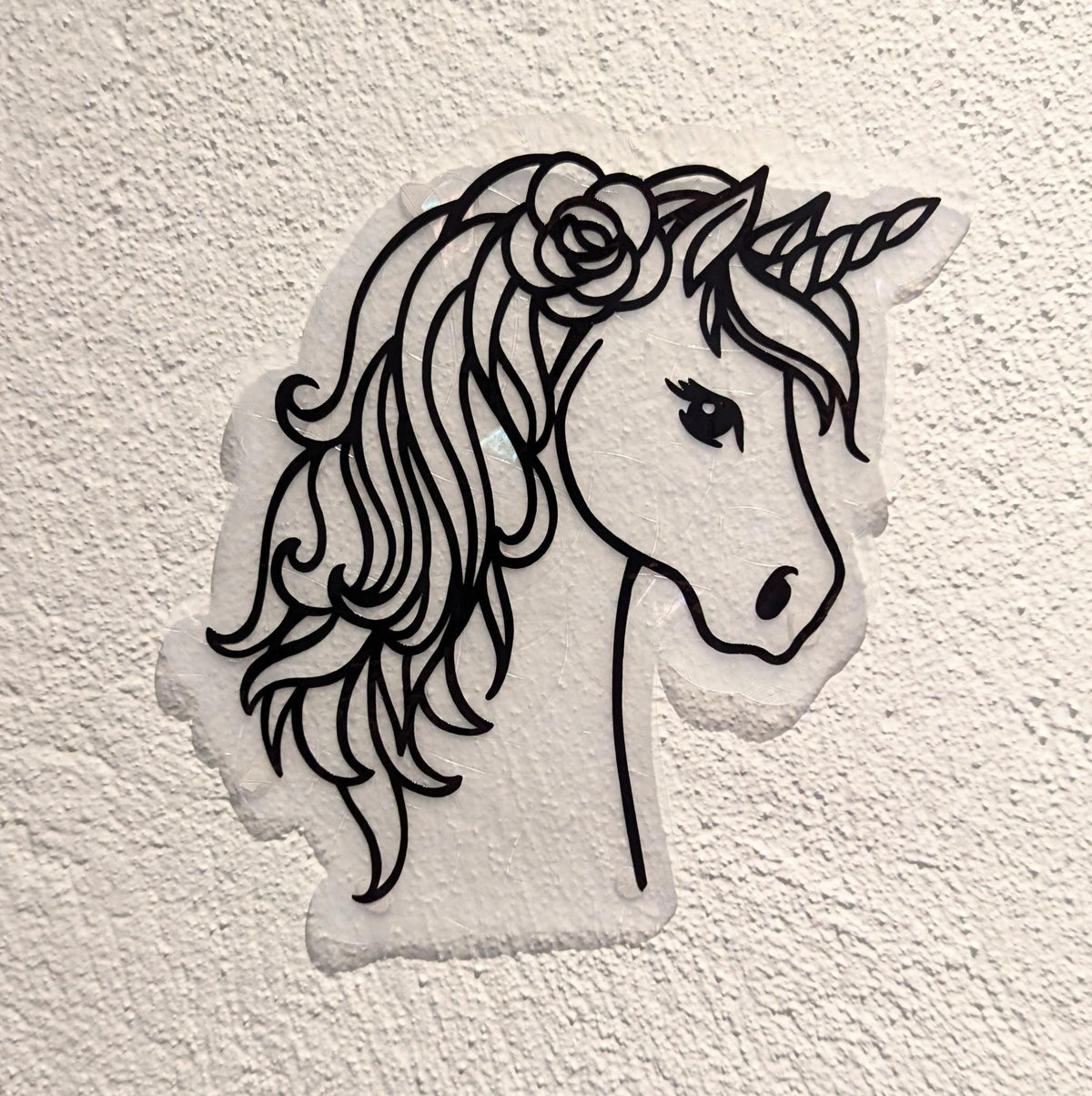 Floral Unicorn Rainbow Suncatcher