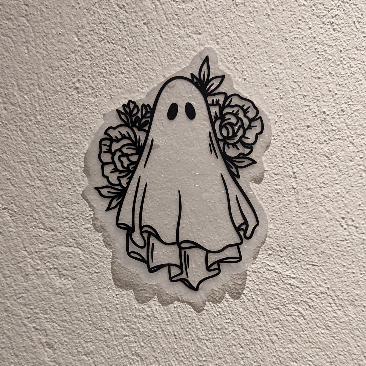 Floral Ghost Rainbow Suncatcher