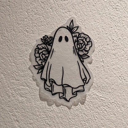 Floral Ghost Rainbow Suncatcher