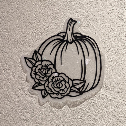 Floral Pumpkin Rainbow Suncatcher