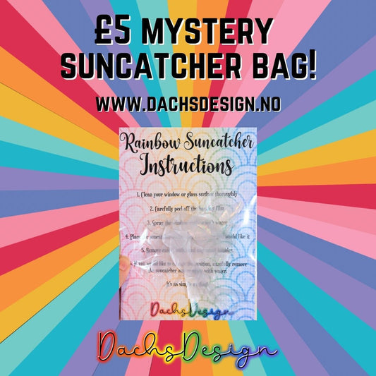 Regnbue Suncatcher Mysterieveske