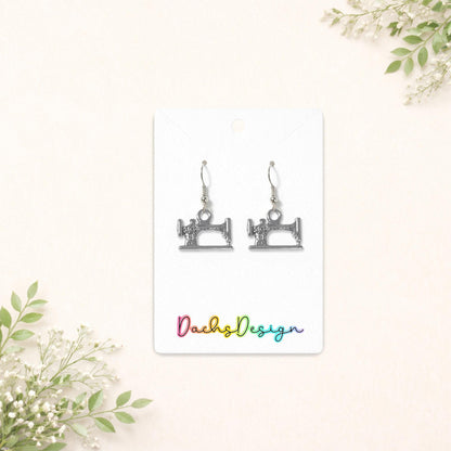 Vintage Sewing Machine Earrings