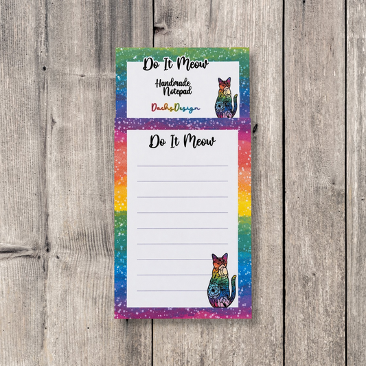 Do It Meow Handmade Notepad