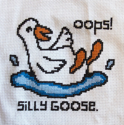Silly Goose - Free Cross Stitch Pattern