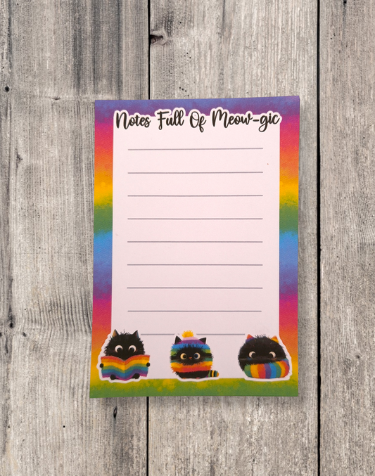 Notes Made of Meow-gic Handmade Notepad