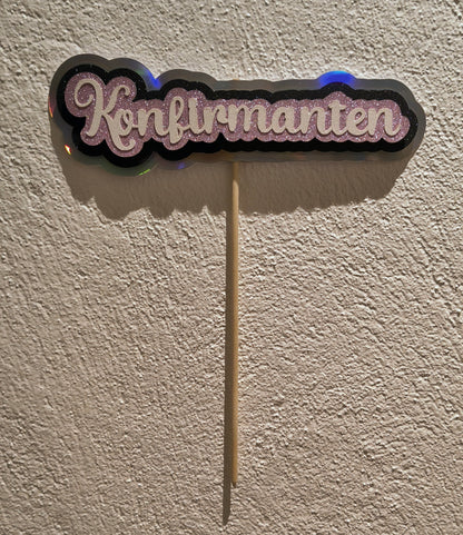 Handmade Confirmation Cake Decoration